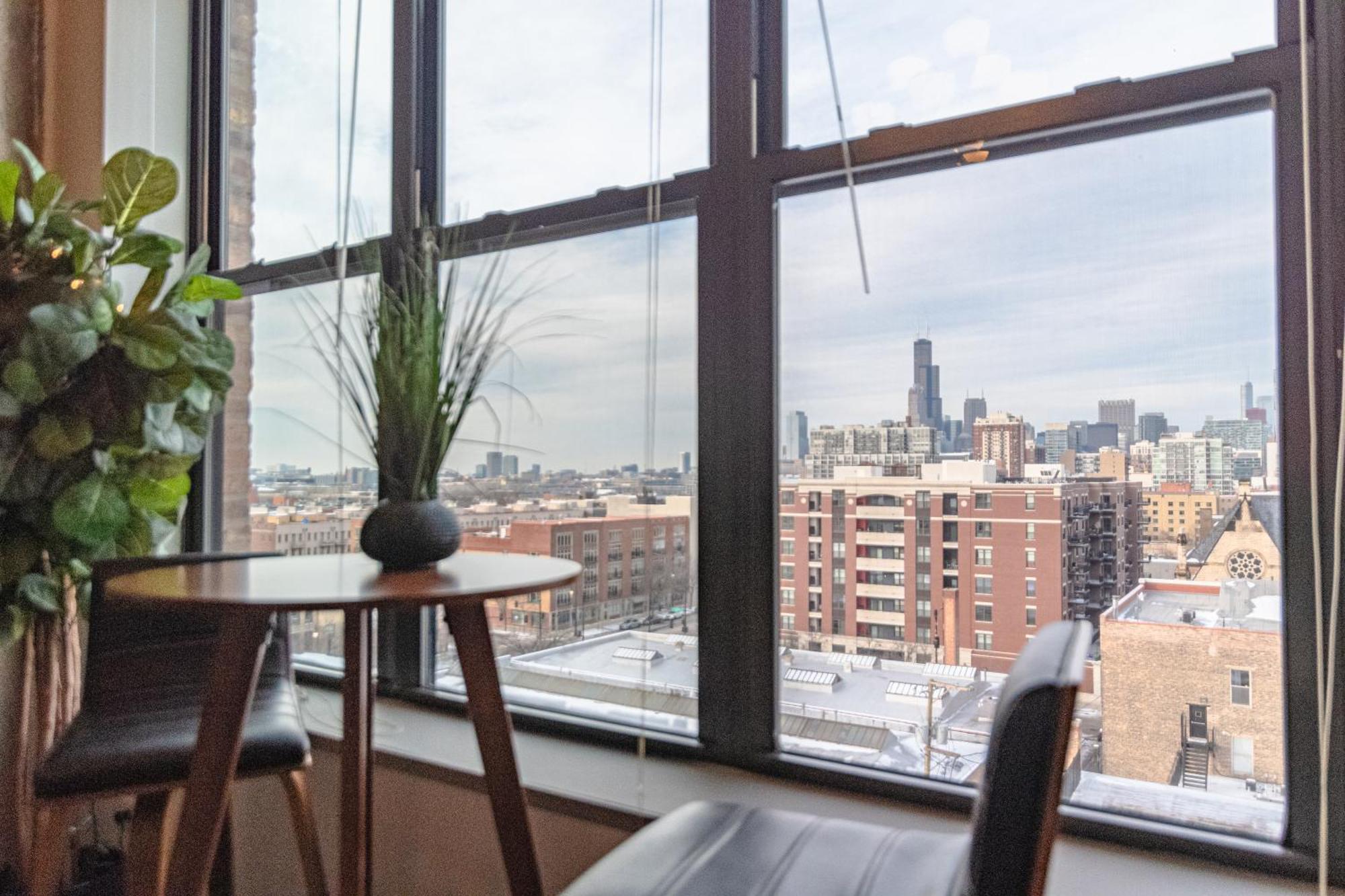 Modern loft in Downtown Chicago with an Amazing city skyline view Zewnętrze zdjęcie