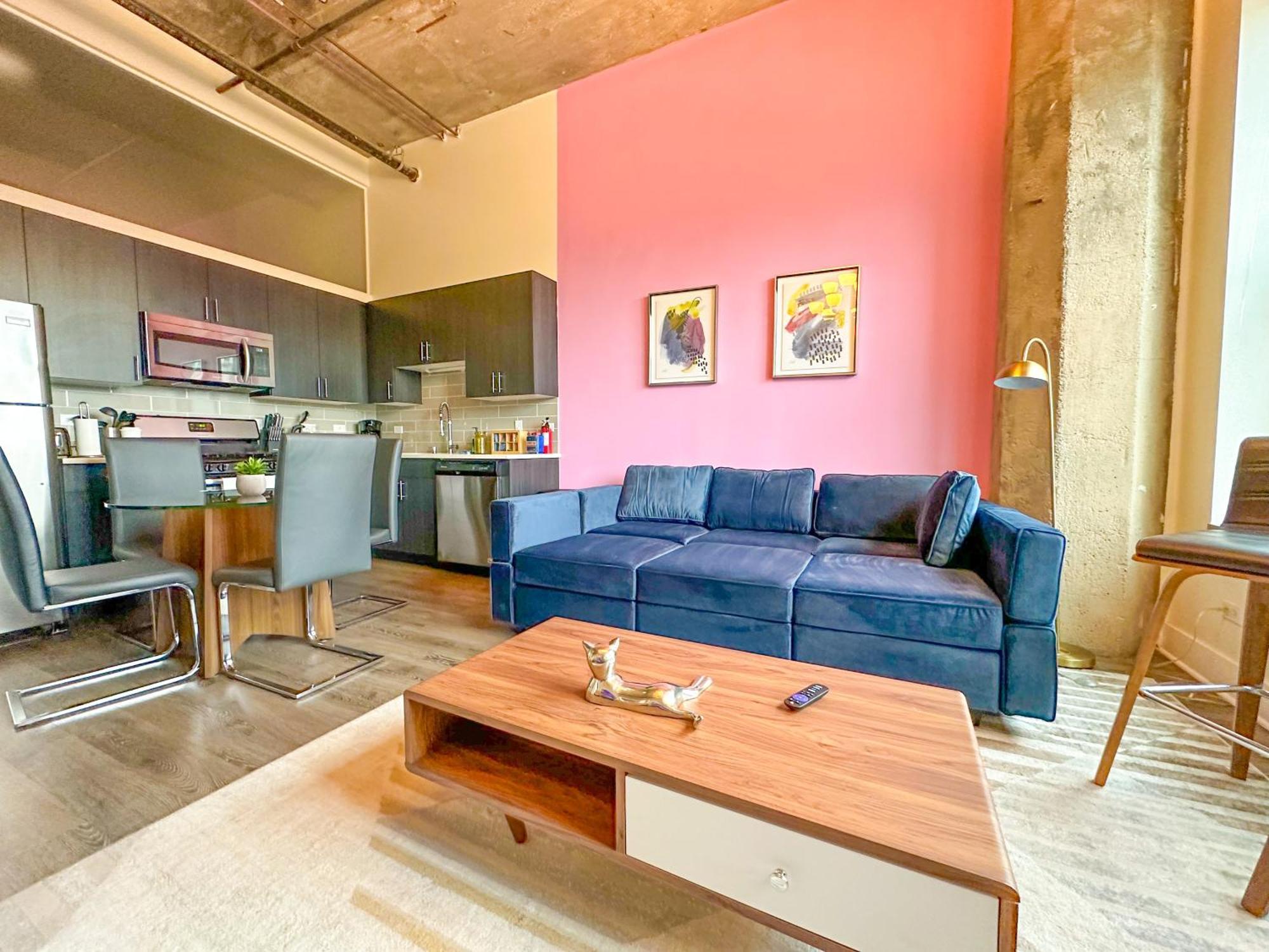 Modern loft in Downtown Chicago with an Amazing city skyline view Zewnętrze zdjęcie